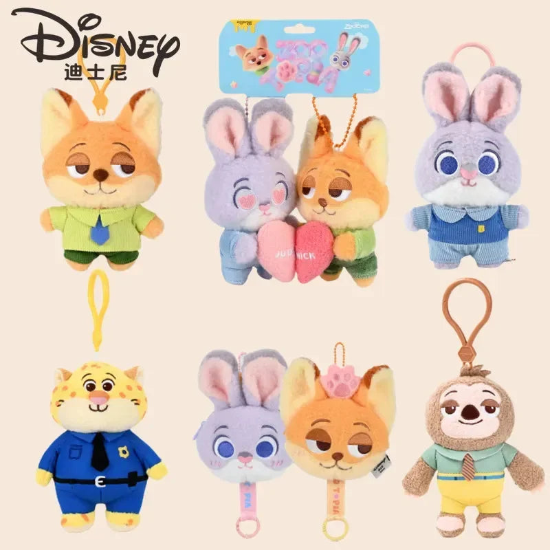 Zootropolis Squad Premium Plush Keychains