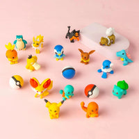 Pokémon Shaped 3D Eraser Set