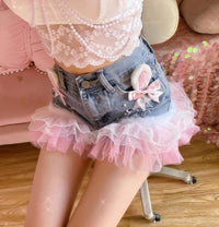 Fashion Girls Jean Shorts PN6587 - Bear Hugs