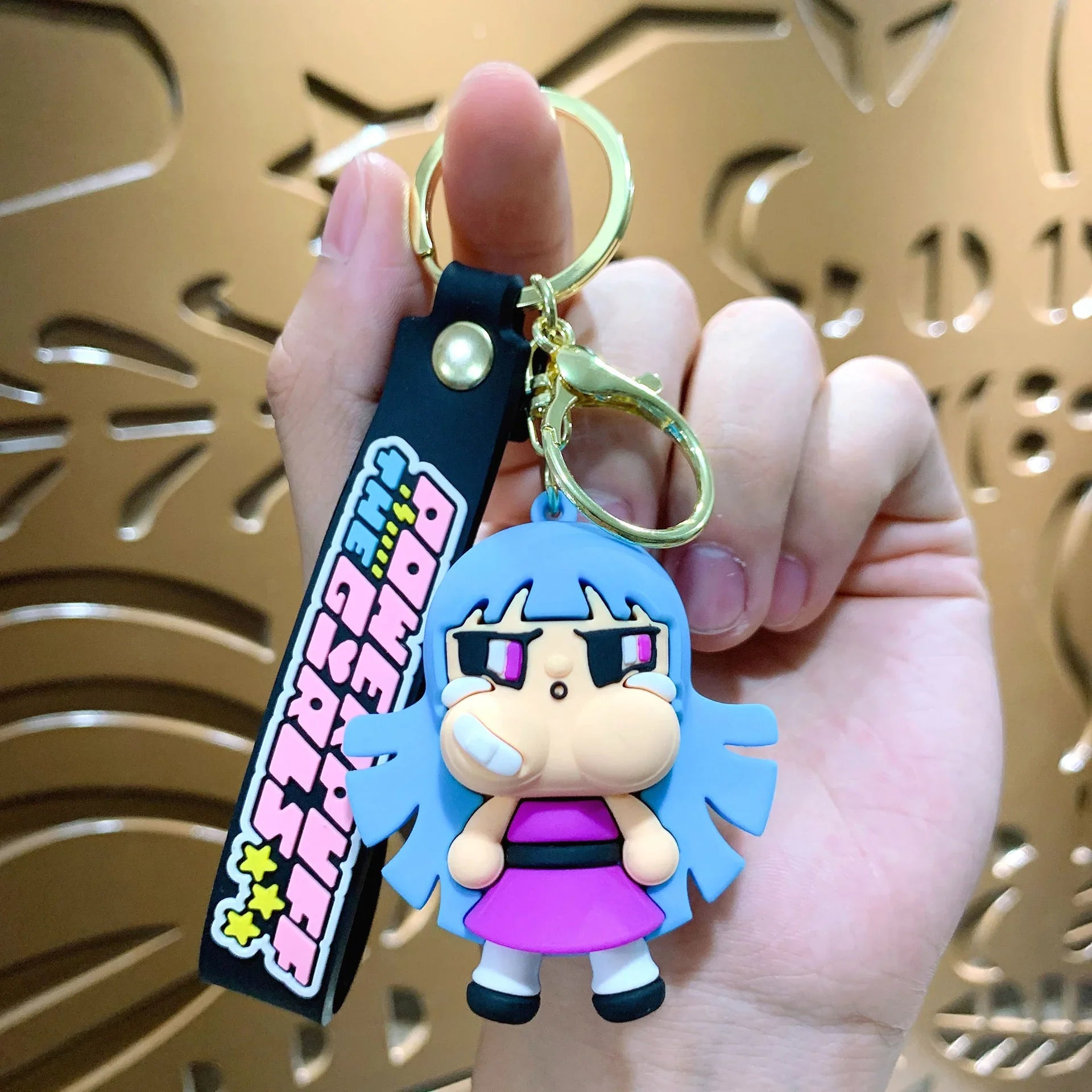 Powerpuff Girls Crybaby Cop Keychain