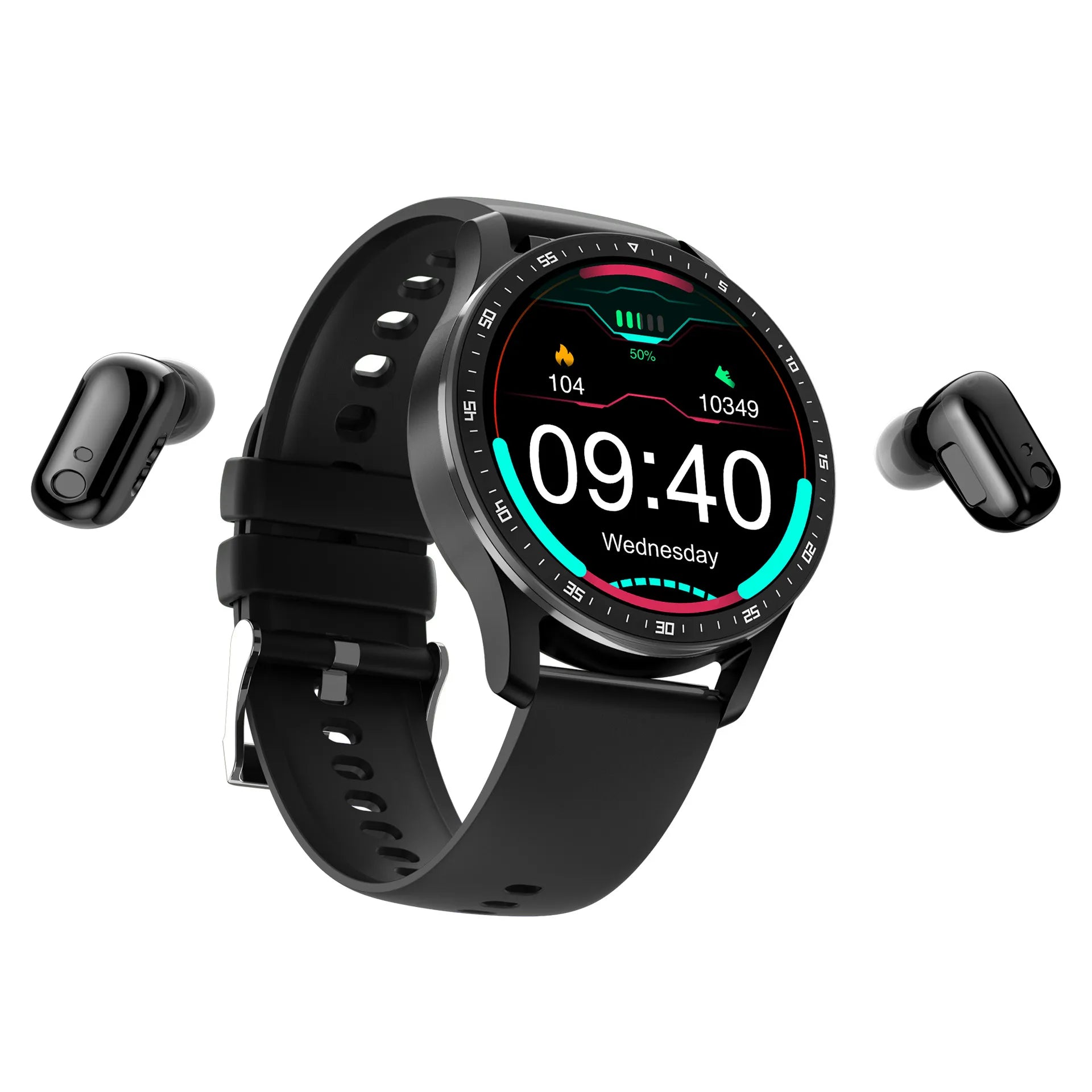 DuoSync TWS Earbuds 2 in 1 Smartwatch