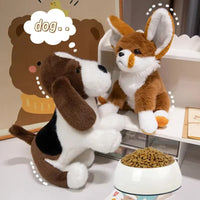 Peluche Chien et Renard à Grandes Oreilles (28 cm) 