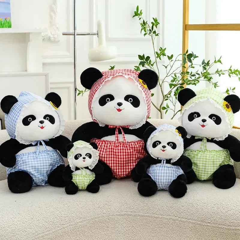 Floral Charm Giant Panda Plushie