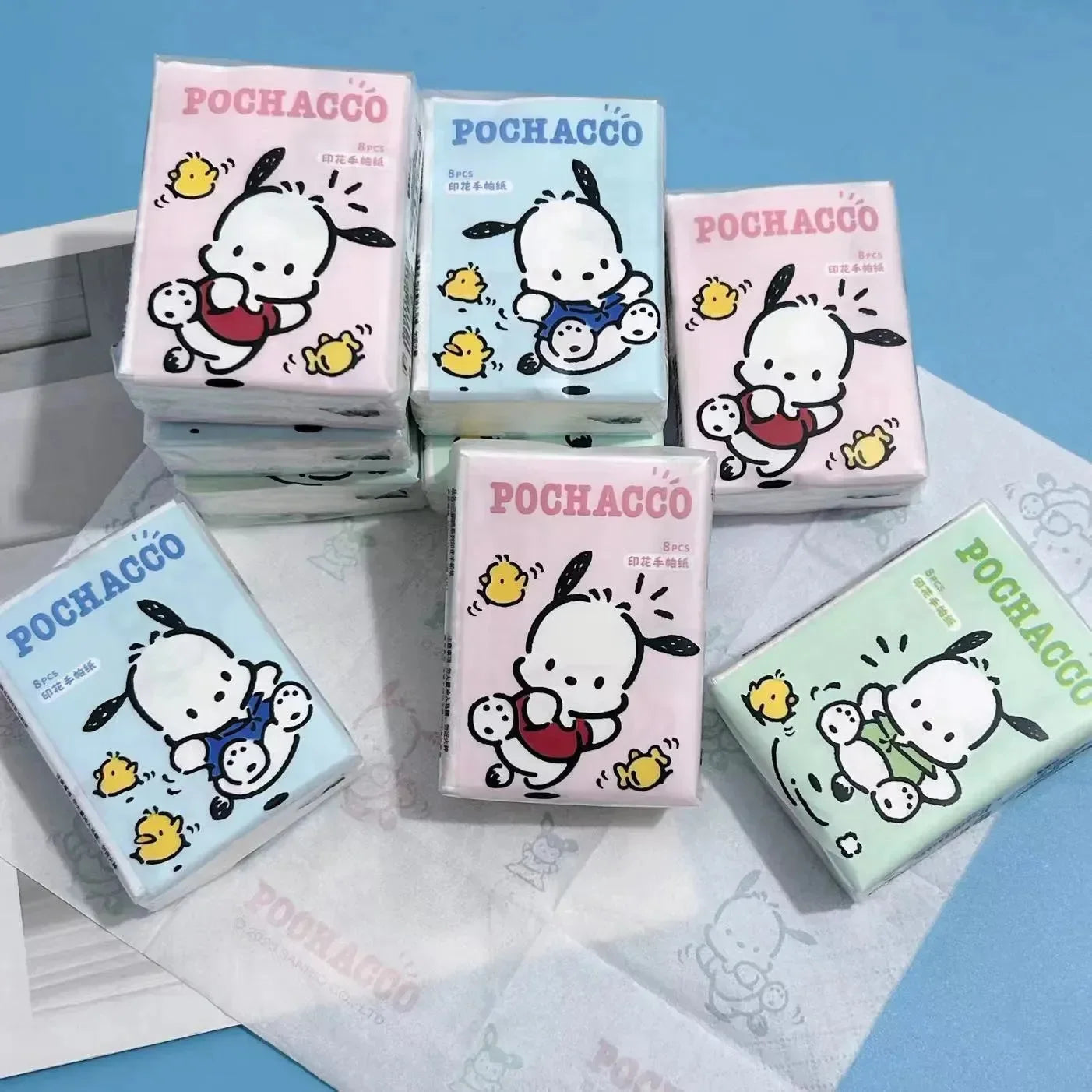 Kawaii Cleanse Sanliou Pocket Wipes (Pack of 6)