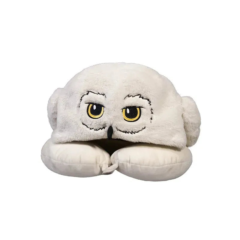 Plush Hedwig Eye Mask and U-Neck Pillow