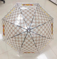 Transparent Luxury Designer Umbrellas