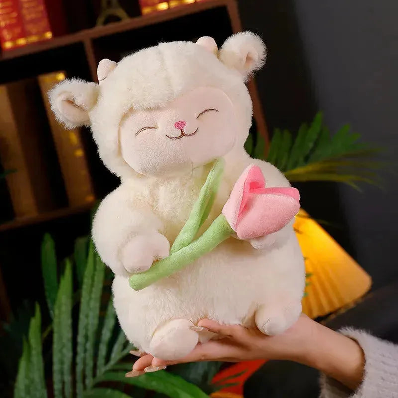 Lamb Tulip Soft Plush Doll