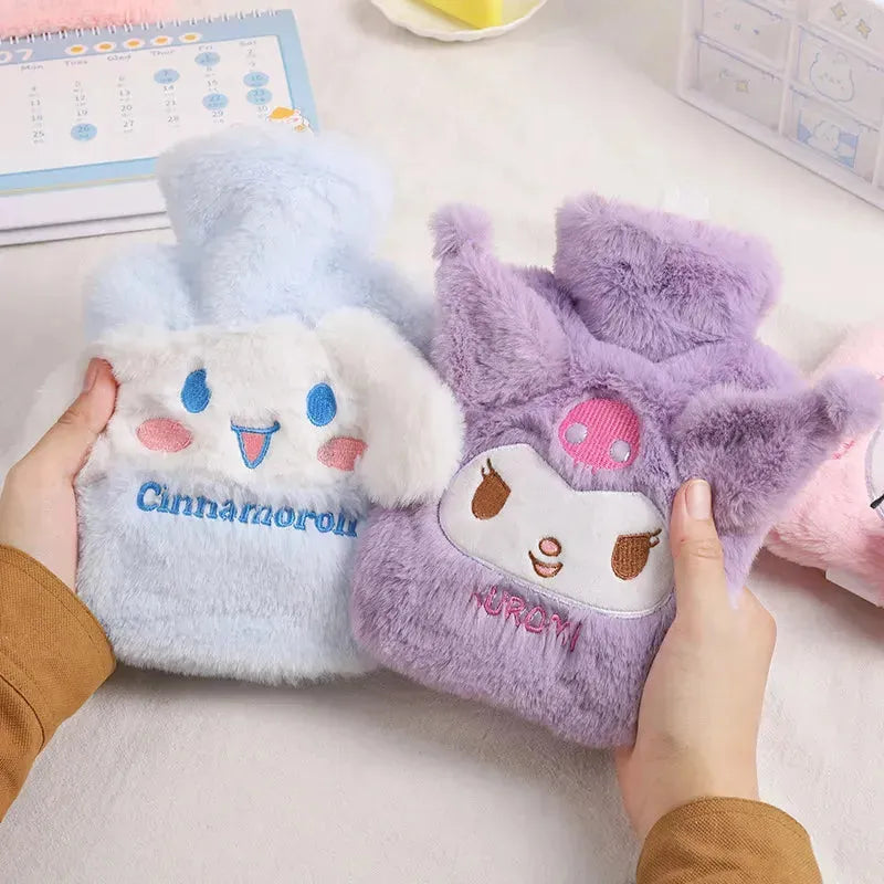 Cute Sanrio Kuromi Plush Hot Water Bag