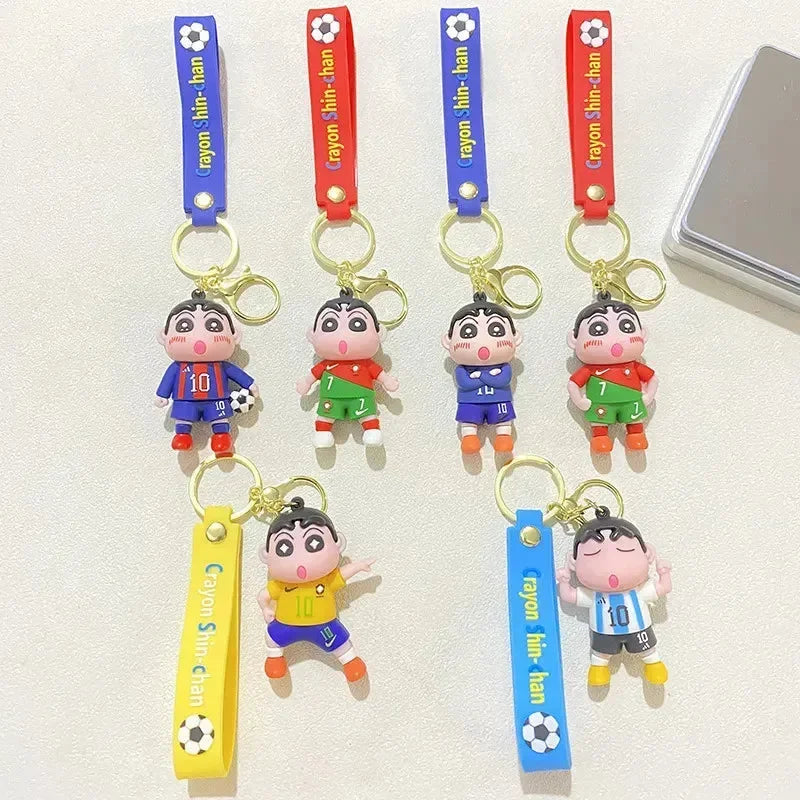 Shin-chan World Cup Wonders Keychain
