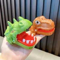 Dino & Croc Finger Game Keychain