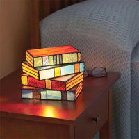 Stacked Books Decor Lamp