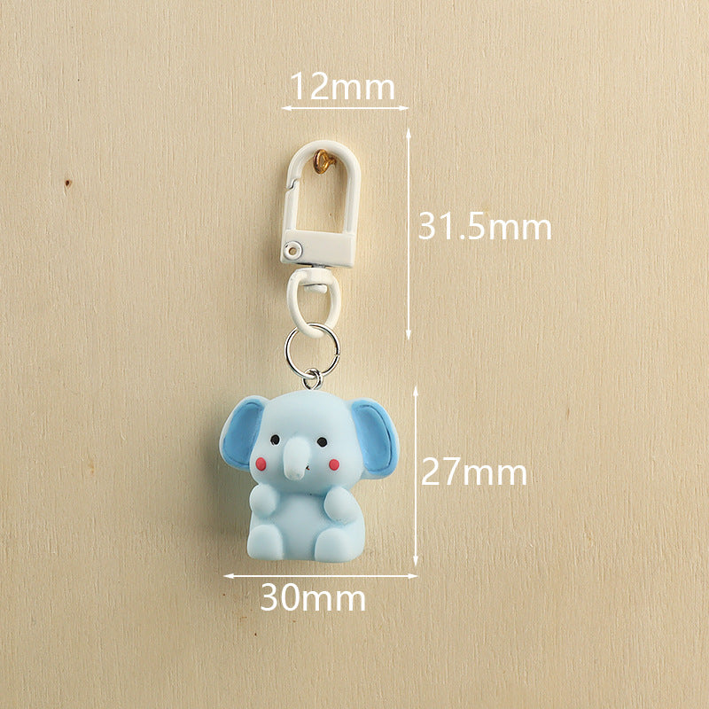 Tiny Titan Elephant Charm Keychain