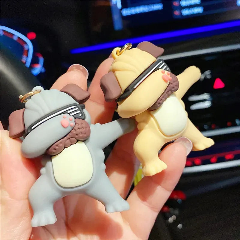 Dabbing Animal 3D Keychain