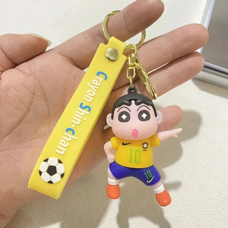 Shin-chan World Cup Wonders Keychain