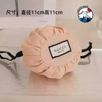 Floral Luxury Drawstring Makeup Pouch