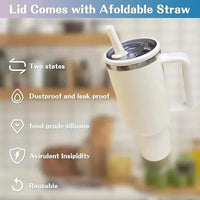 Straw Based Replacement Lid For Stanley 40 oz Tumblers