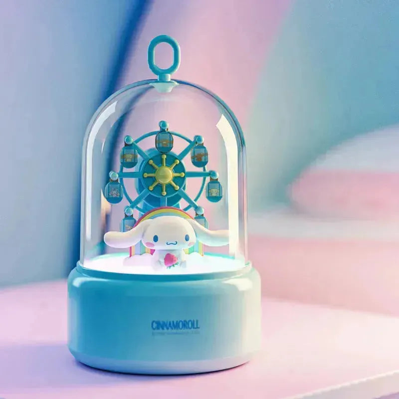 Sanrio Rotating Ferris Wheel Music Box Night Lamp - Bear Hugs