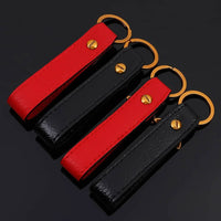 Luxury Bronze Critter Leather Keychain