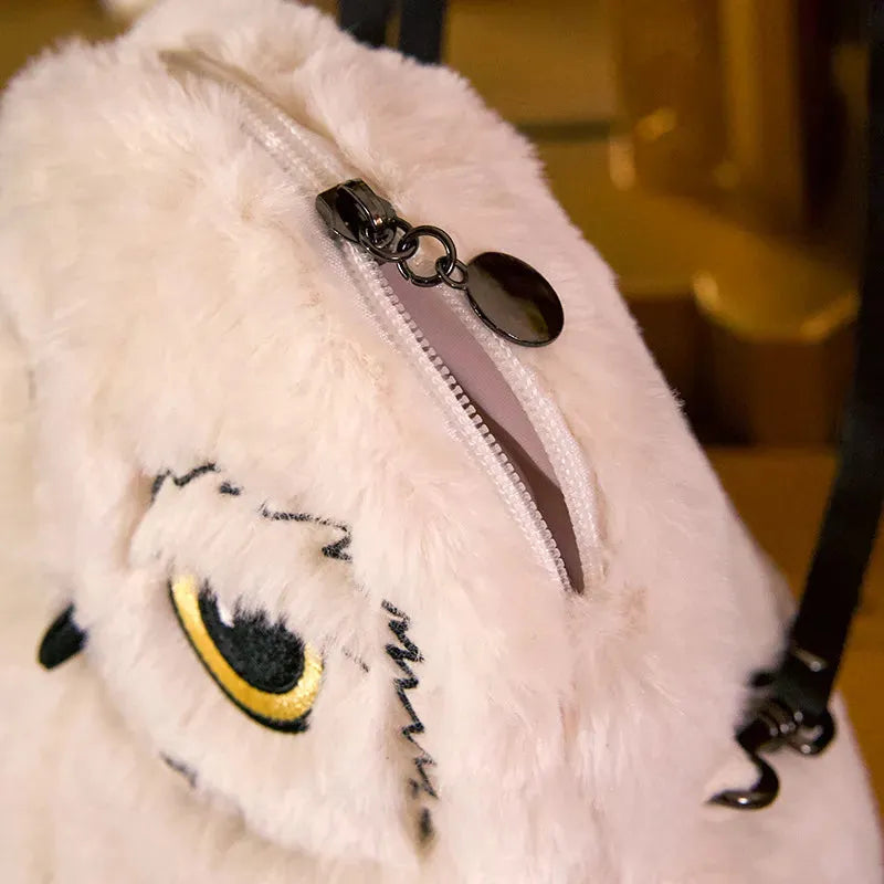 Hedwig Owl Plush Crossbody Bag