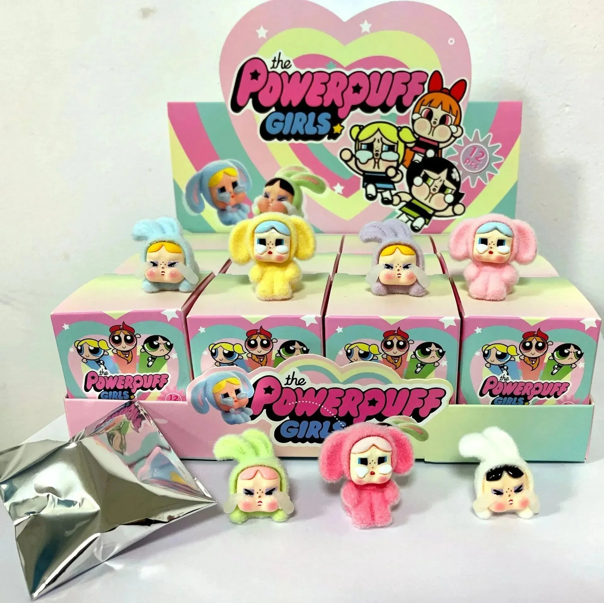 Miniature Cry Baby and Labubu Blind Box (Set of 12)