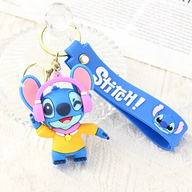 Blue Alien Adventure Keychain