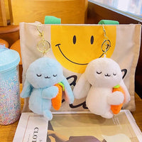 Bunny Bliss Nibbler Plush Keychain