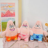 Starfish Style Patrick Plush Keychain