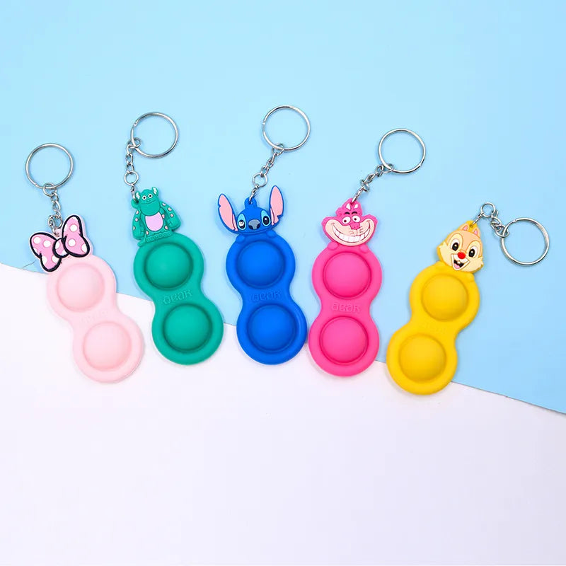 Disney Bubble Pop Keychains