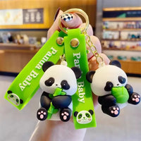 Cute Bamboo Panda 3D Keychain