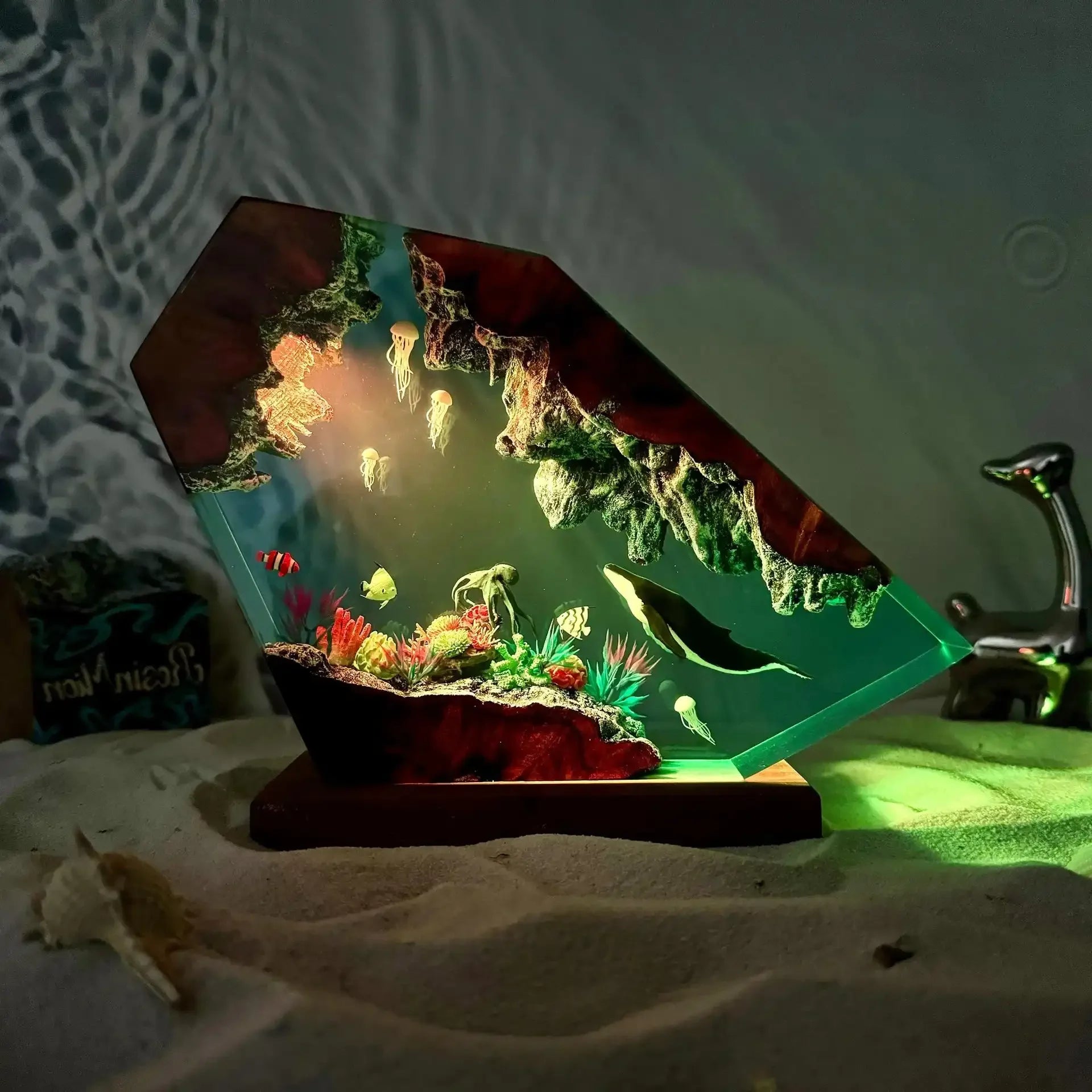 Deep Sea Serenity Resin Lamp