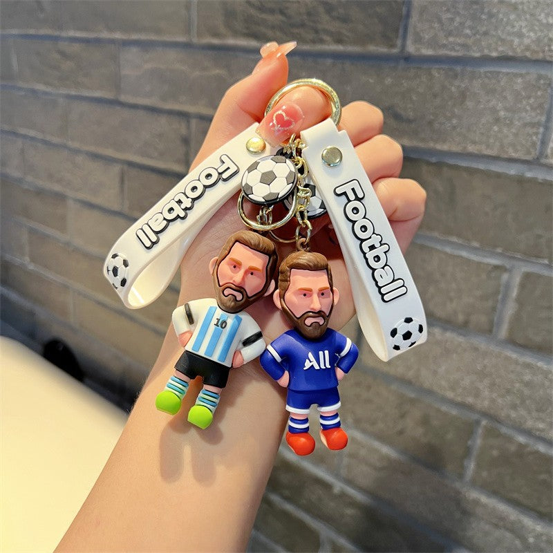 Sporty Lionel Messi 3D Keychain