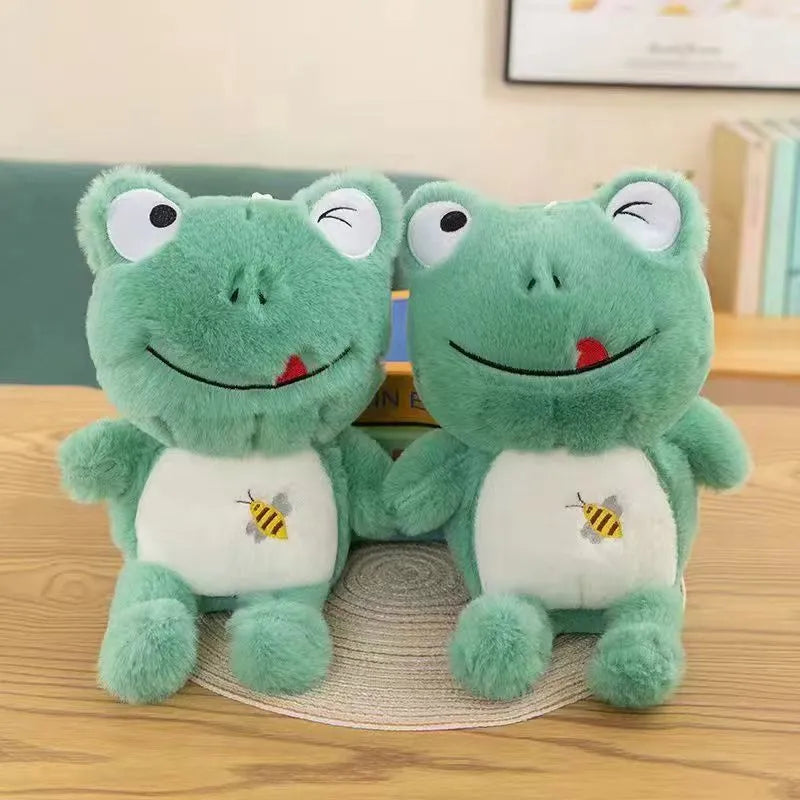 Stuffed Frog Winking Plush Toy (40 cm)