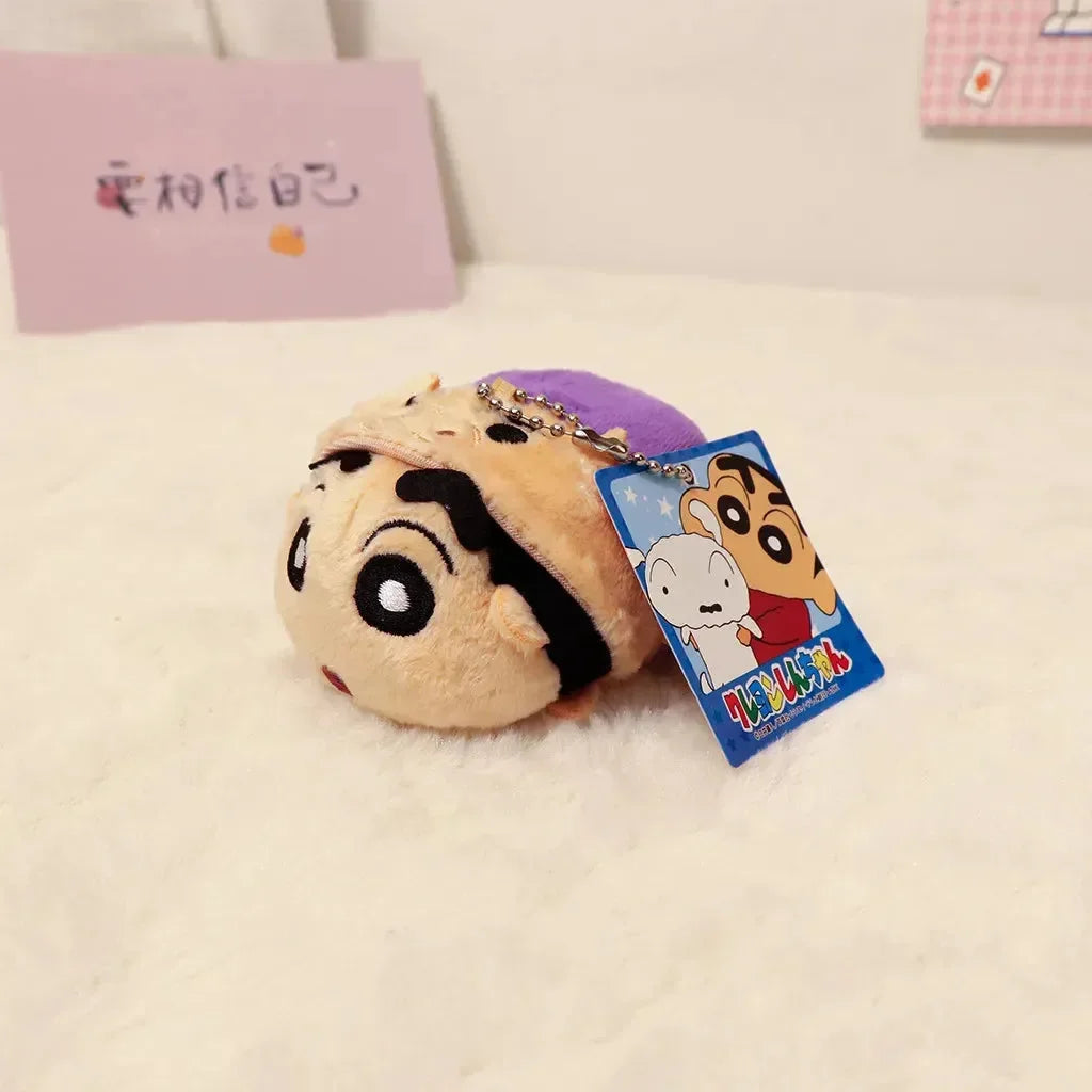 Shinchan's Silly Suits Plush Keychain