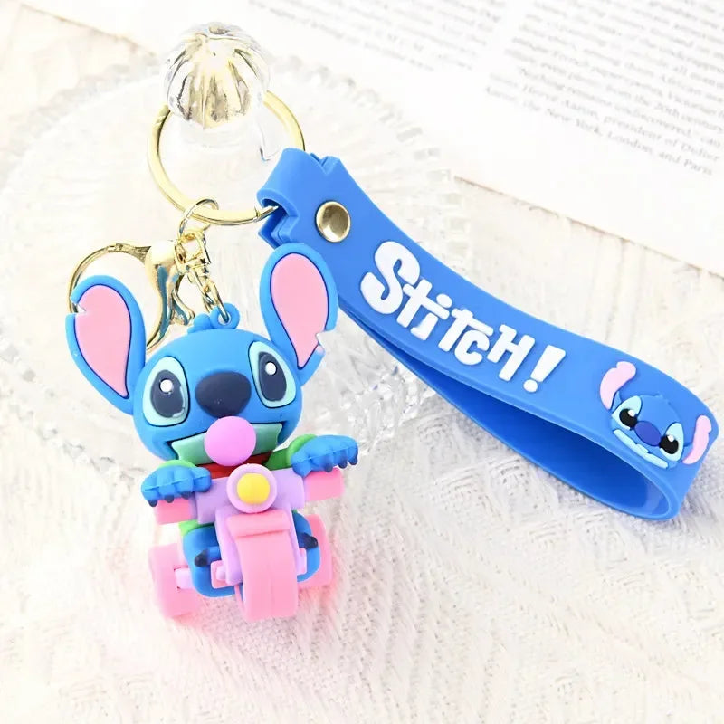 Blue Alien Adventure Keychain