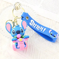 Blue Alien Adventure Keychain