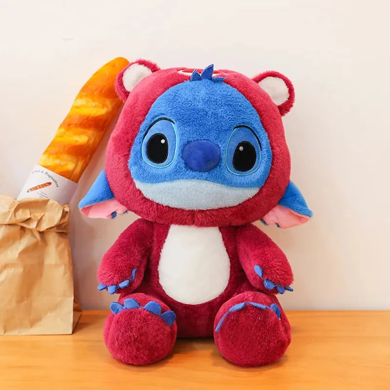 Stitch Cosplay Pikachu & Lotso Plush Dolls