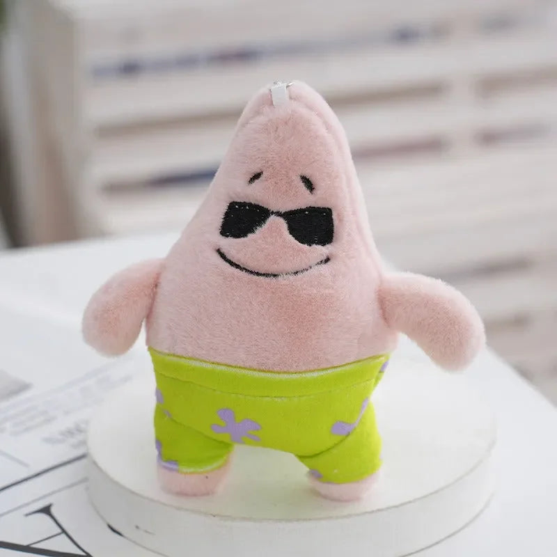 Starfish Style Patrick Plush Keychain