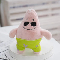Starfish Style Patrick Plush Keychain
