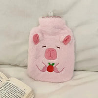 Fruit Capybara and Puppy Hot Water Bag