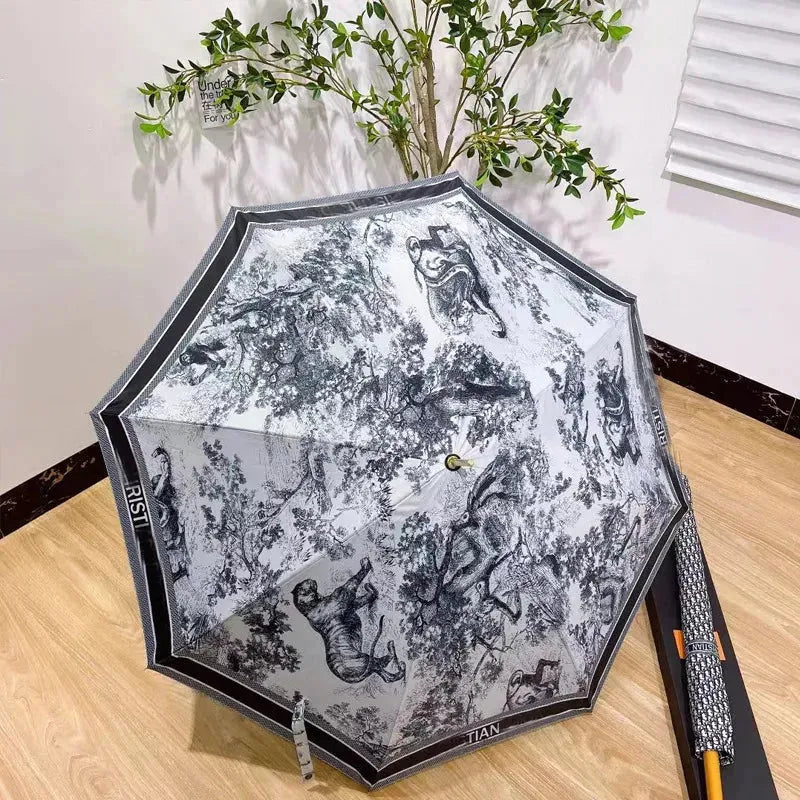 Premium Luxury Tiger Pattern Umbrella