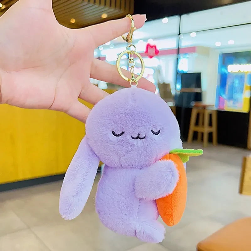 Bunny Bliss Nibbler Plush Keychain