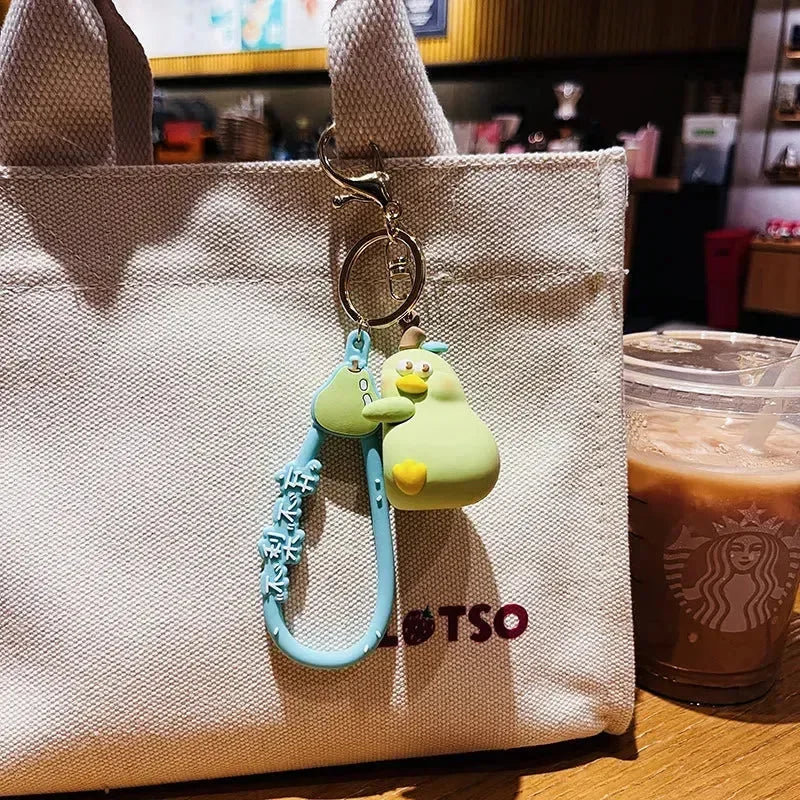 Soulmate Ducks Magnetic Couple Keychain