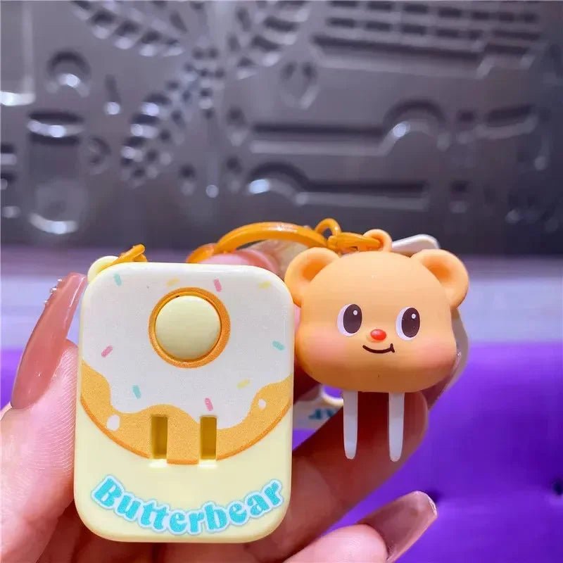 Butterbear Charger Dock Keychain