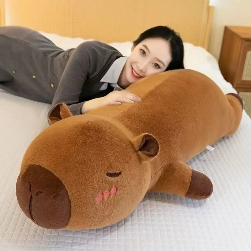 Riverine Rest Capybara Plush Pillow