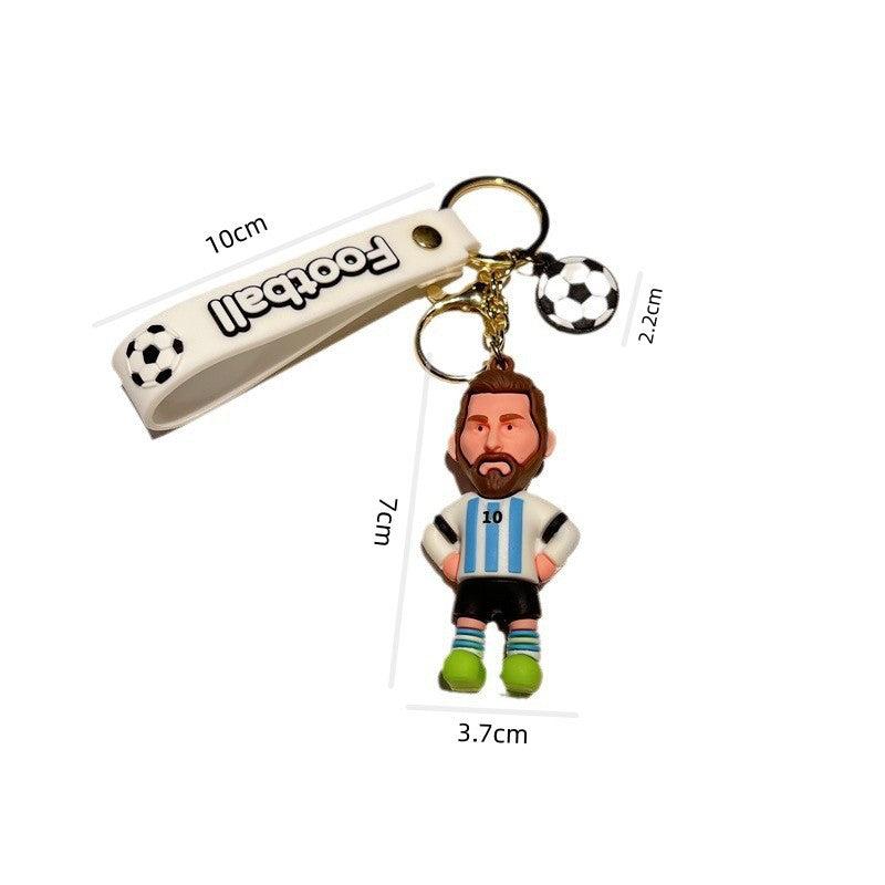 Sporty Lionel Messi 3D Keychain