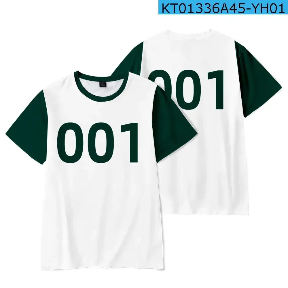 تي شيرت المتسابق في لعبة الحبار 