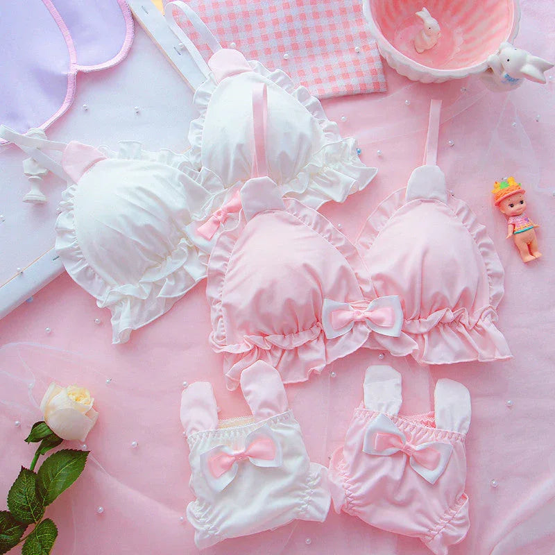 Cute Lolita Rabbit Ears Underwear Suits PN2685 - Bear Hugs