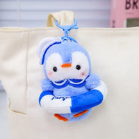 Arctic Sailor Penguin Plush Keychain