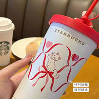 Starbucks Star Series Cat Straw Mug (550 ml)