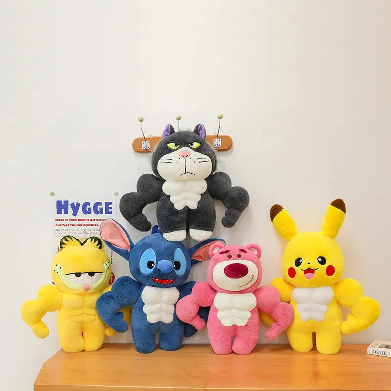 Cute Muscle Series Plush Dolls